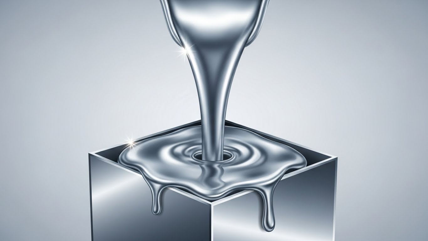 (Abstract 2D flat vector organic): Liquid to Solid + Standardization Engine