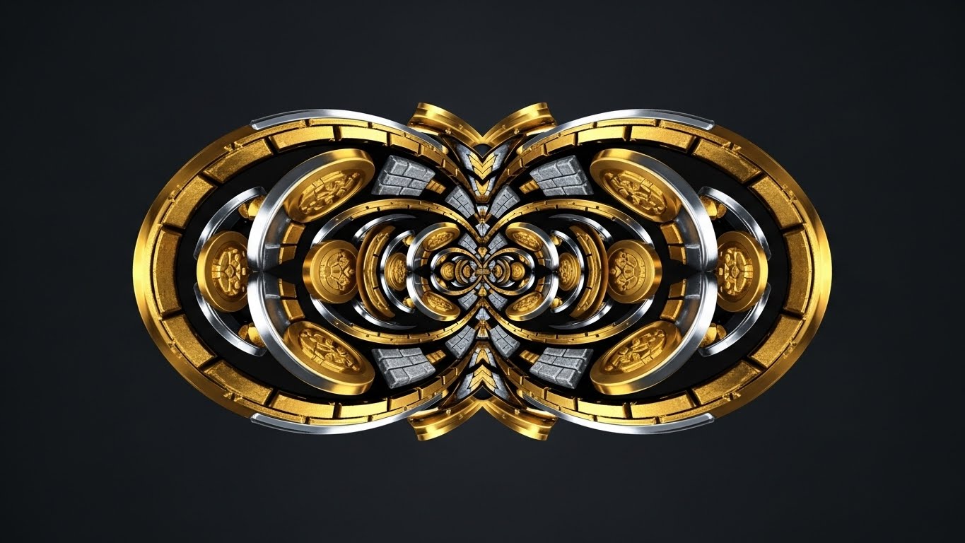 (Abstract 2D Motion Graphics): Metallic Patterns + Visualizing Investment Return