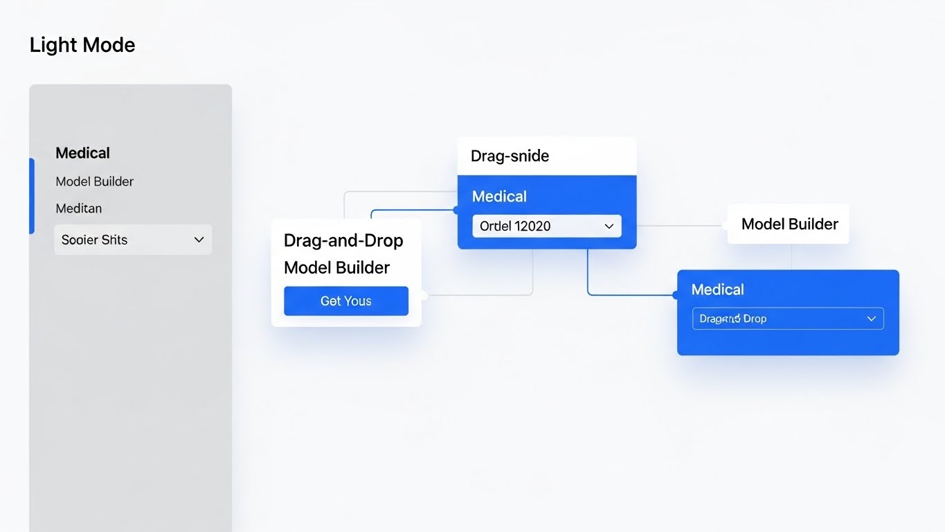 (Clean UI Light): Medical Precision + Drag-and-Drop