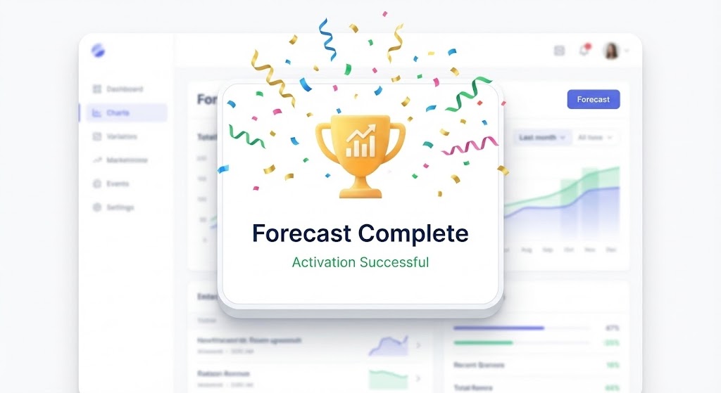 (Clean UI + Data Viz): 3D Pop-Out + Milestone Activation