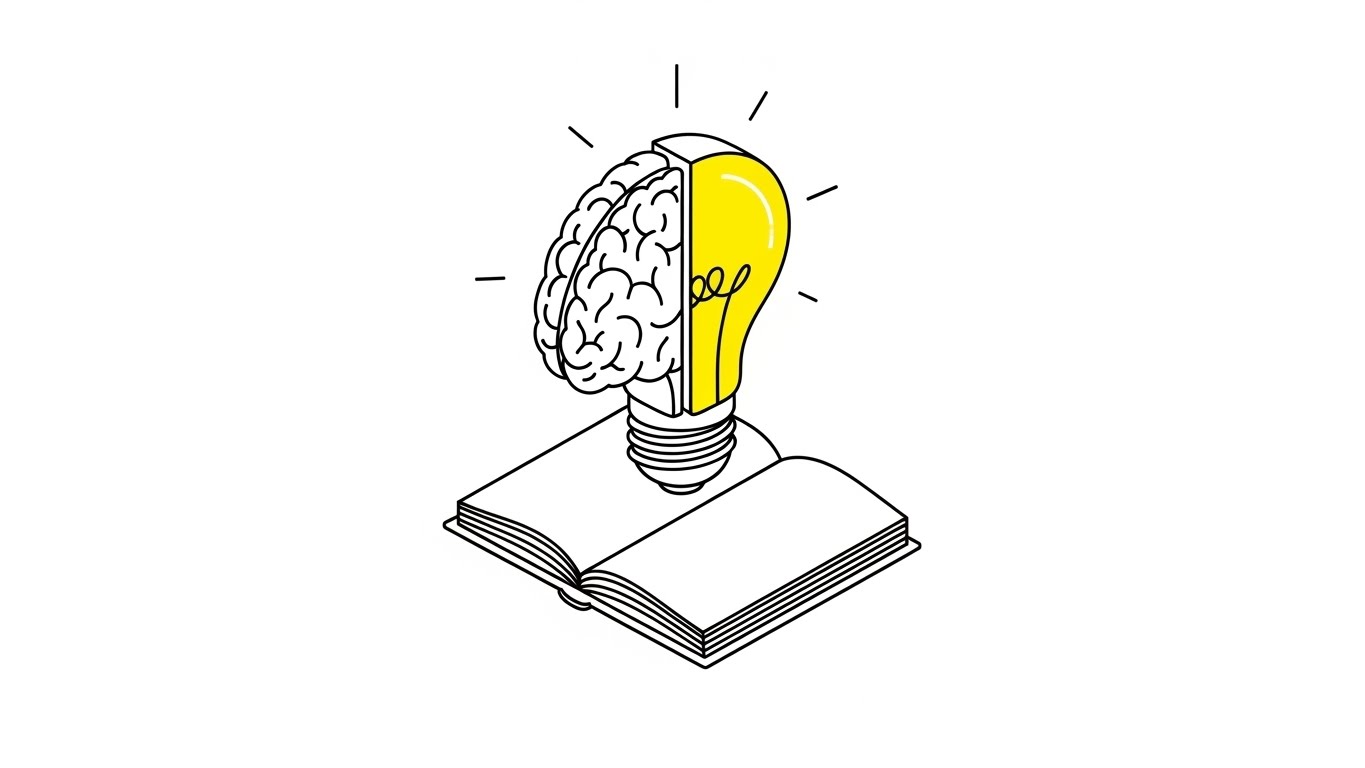 (Line Art + Isometric): Knowledge Transfer + Self-Service Support