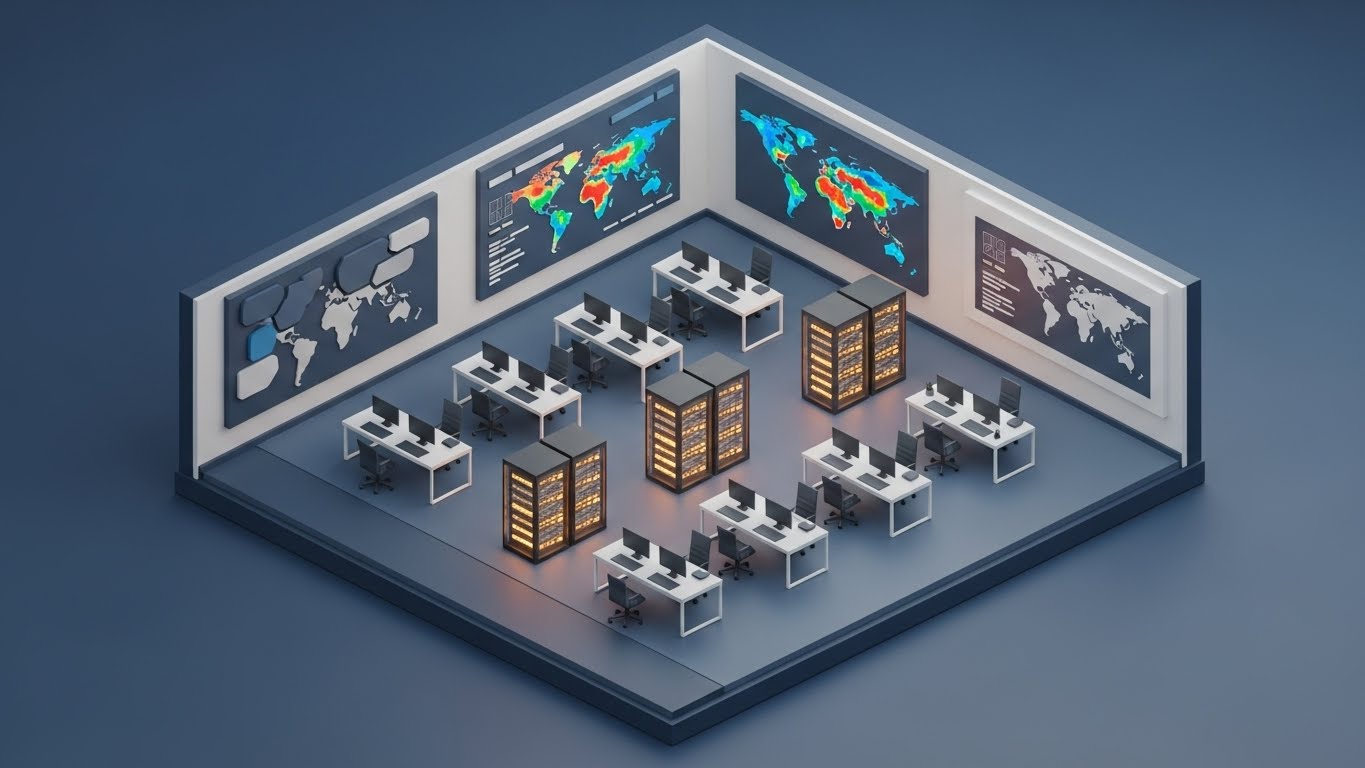 (Abstract 3D AI Viz): Bioluminescent Blue + Demystifying Hidden Algorithms