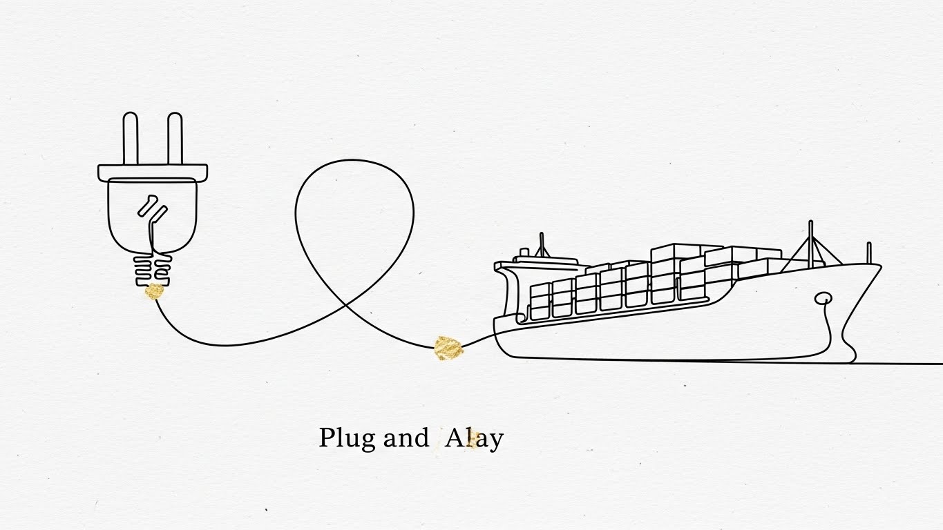 (2D Line Art Animation): Continuous Line illustrating seamless API connectivity.