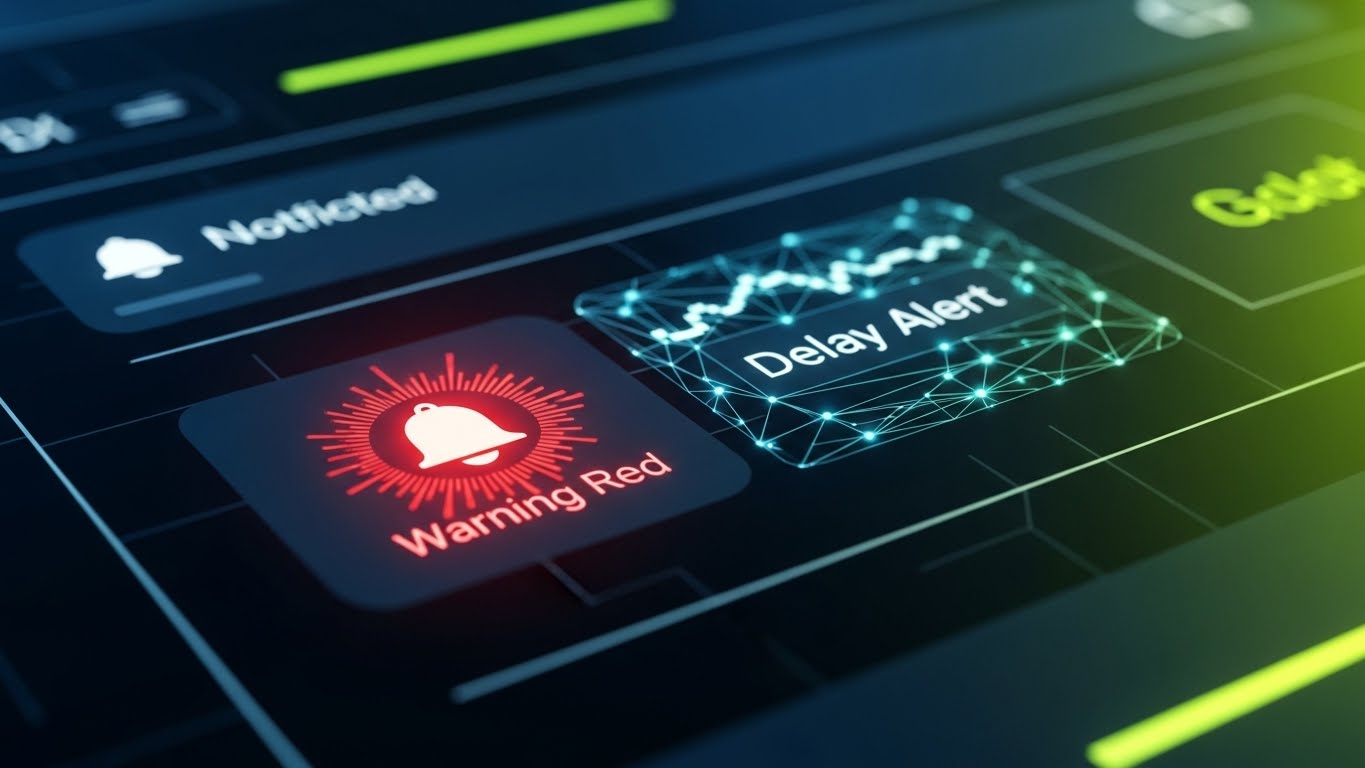 (Dark Mode UI Showcase): Critical Alerting – Managing Exceptions Instantly