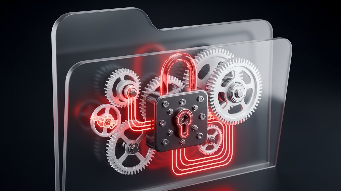 (3D X-Ray Visualization): Internal Lock Mechanism + Assures Data Security