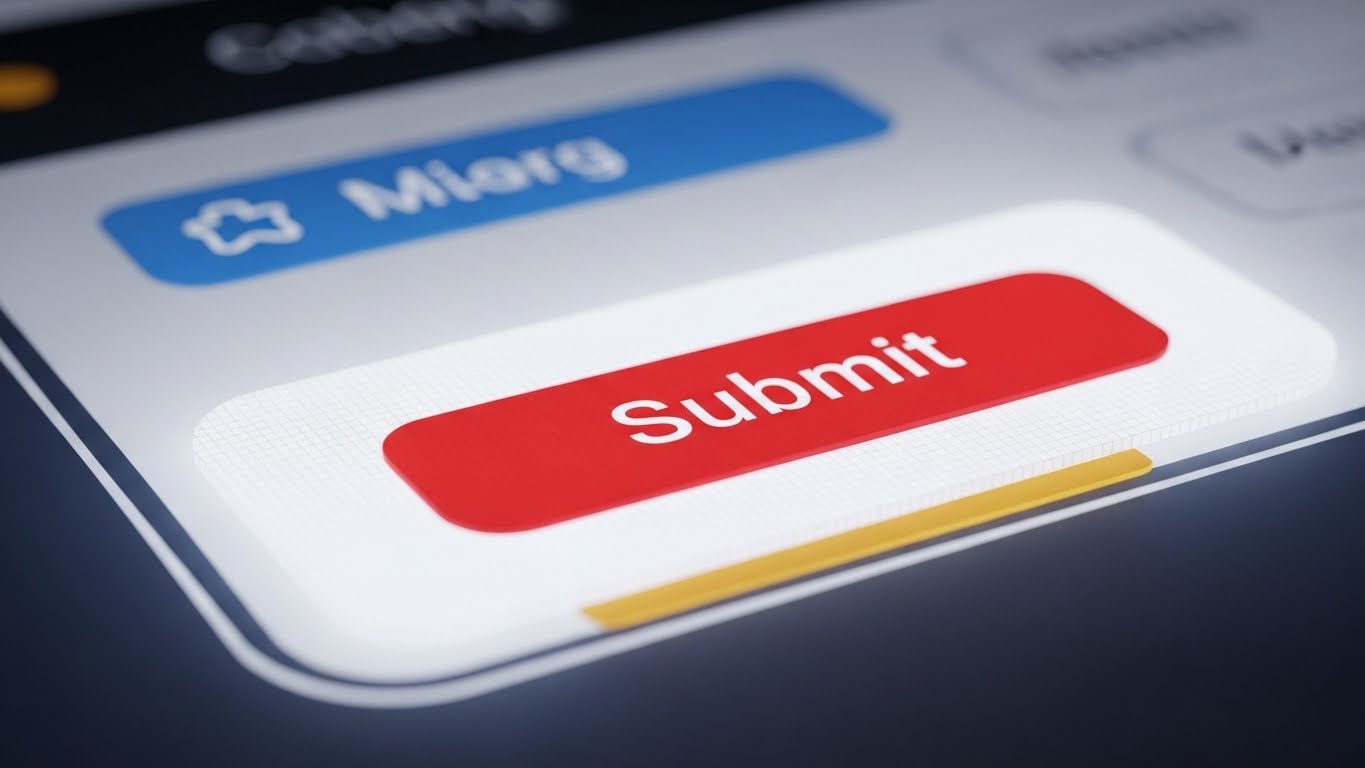 (Macro UI Micro-Interactions): Glowing Button + Highlights Design Precision