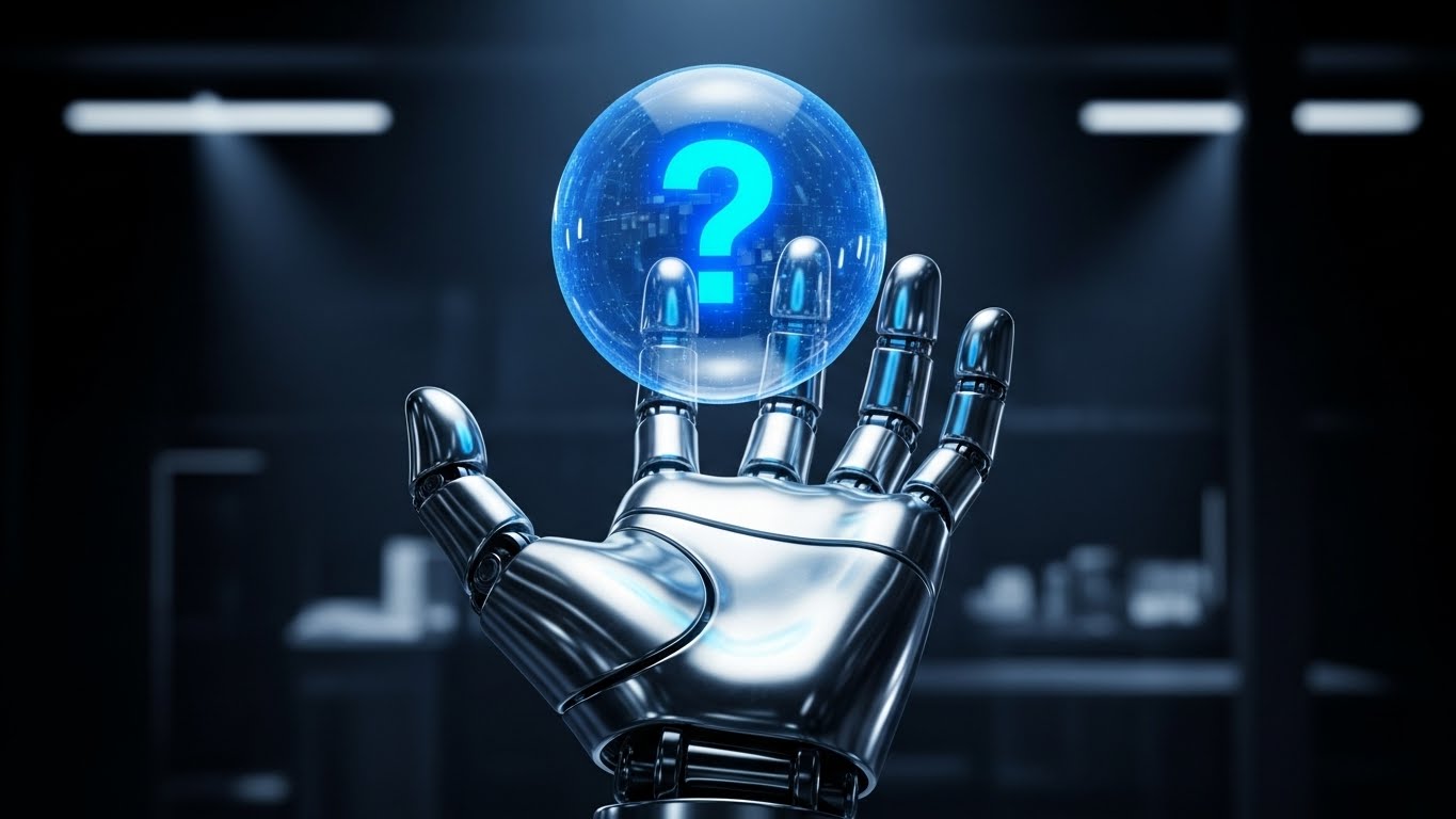 (Holographic UI over 3D Render): Robotic Assist: Visualizing automated technical support.