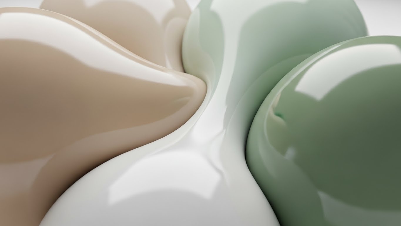 (Abstract Organic Modern): Fluid Merge: Softening the software experience.