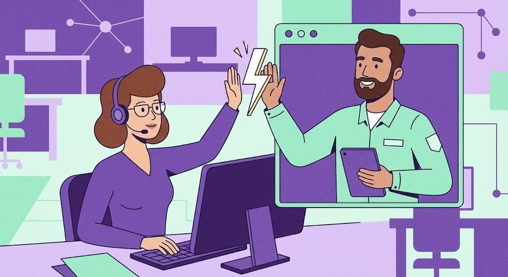 (2D Story): Digital High-Five + Unifying Remote Teams