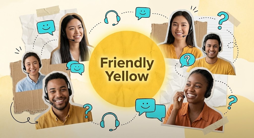 (AI Generated Mixed Media Video): Support Collage – Humanizing Technical Assistance