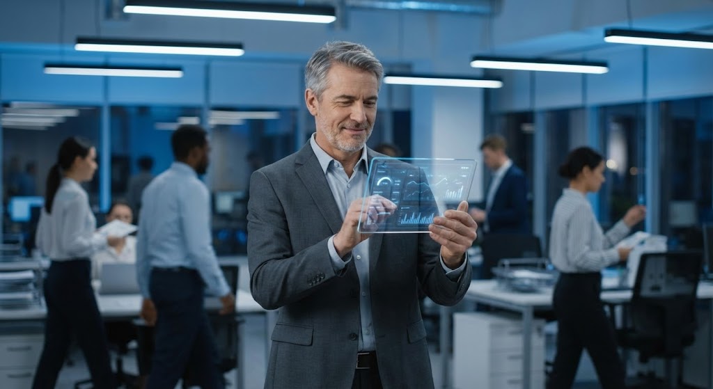 (Generative AI Realistic Character video): Executive Insight – Monitoring Real-Time Liquidity