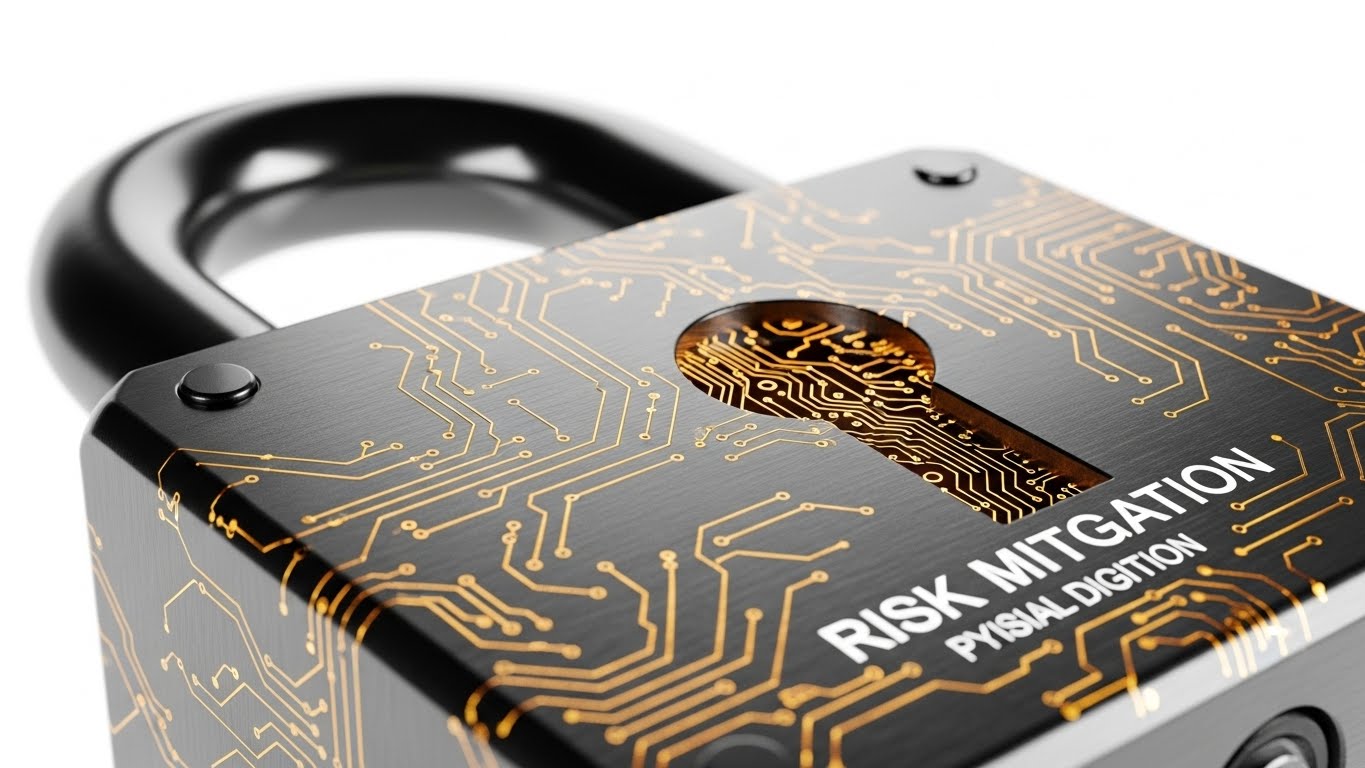 (Photorealistic 3D Renders): Physical Metaphor – Visualizing Risk Mitigation