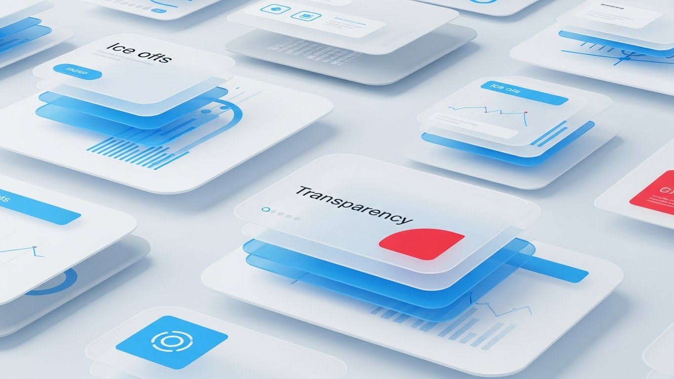 (Clean UI Light): Glassmorphism Layers + Reducing Implementation Friction