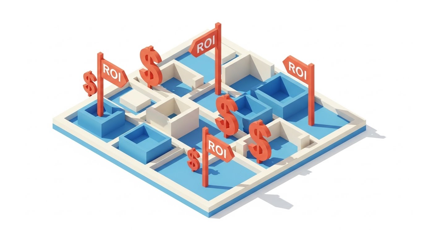 (Isometric 2D Motion Design): Spatial Strategy + Unlocking Hidden Revenue