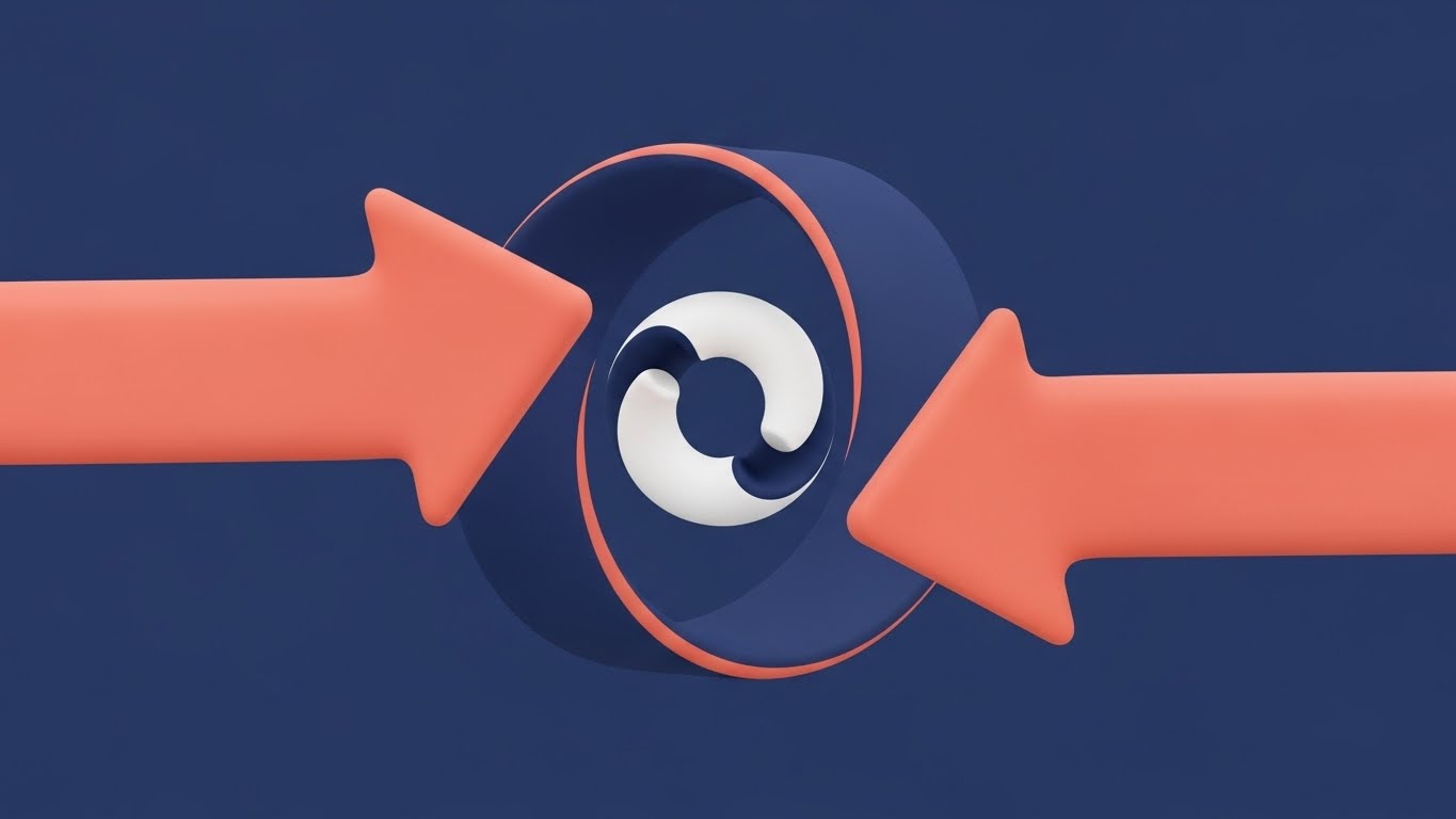 (Abstract 2D Motion Graphics): The Value Loop + Infinite Customer Retention