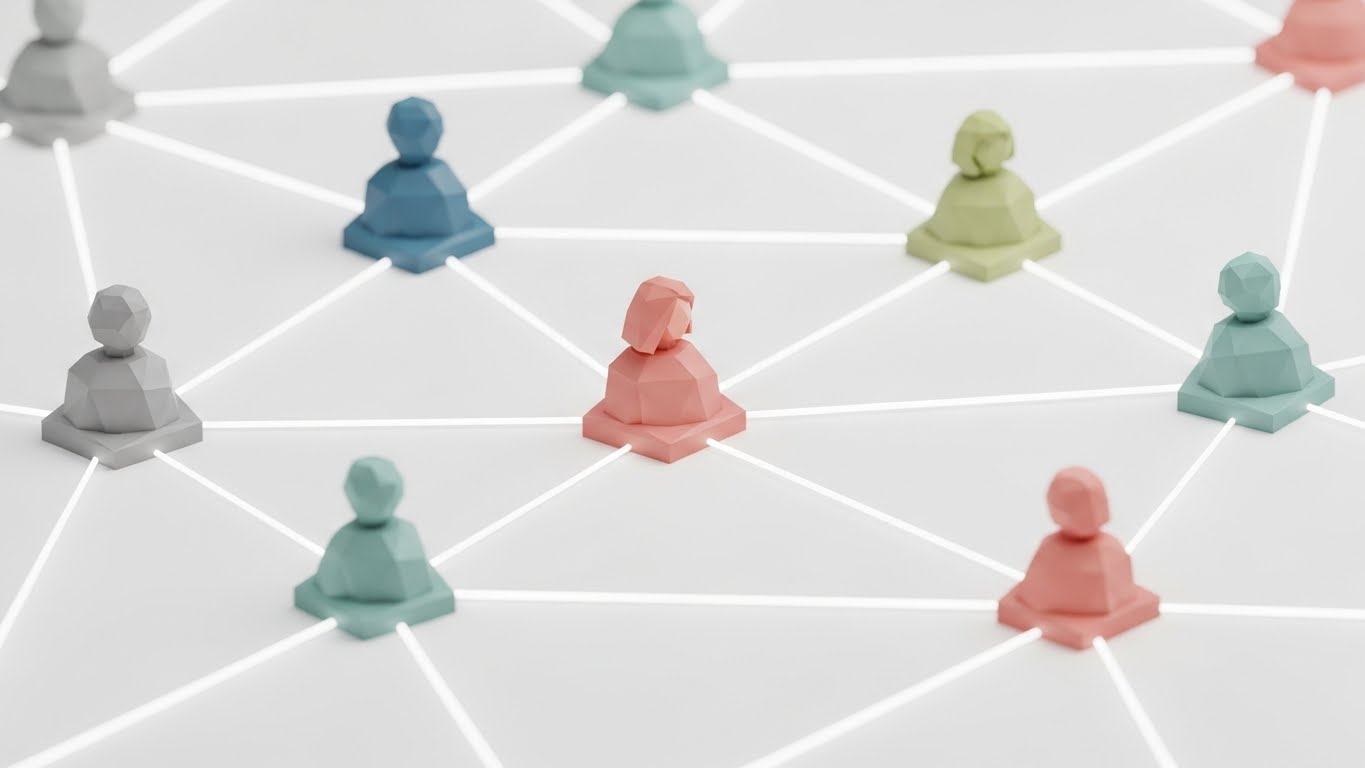 (Low-Poly 3D Modeling): The Human Network + Structural Industry Growth