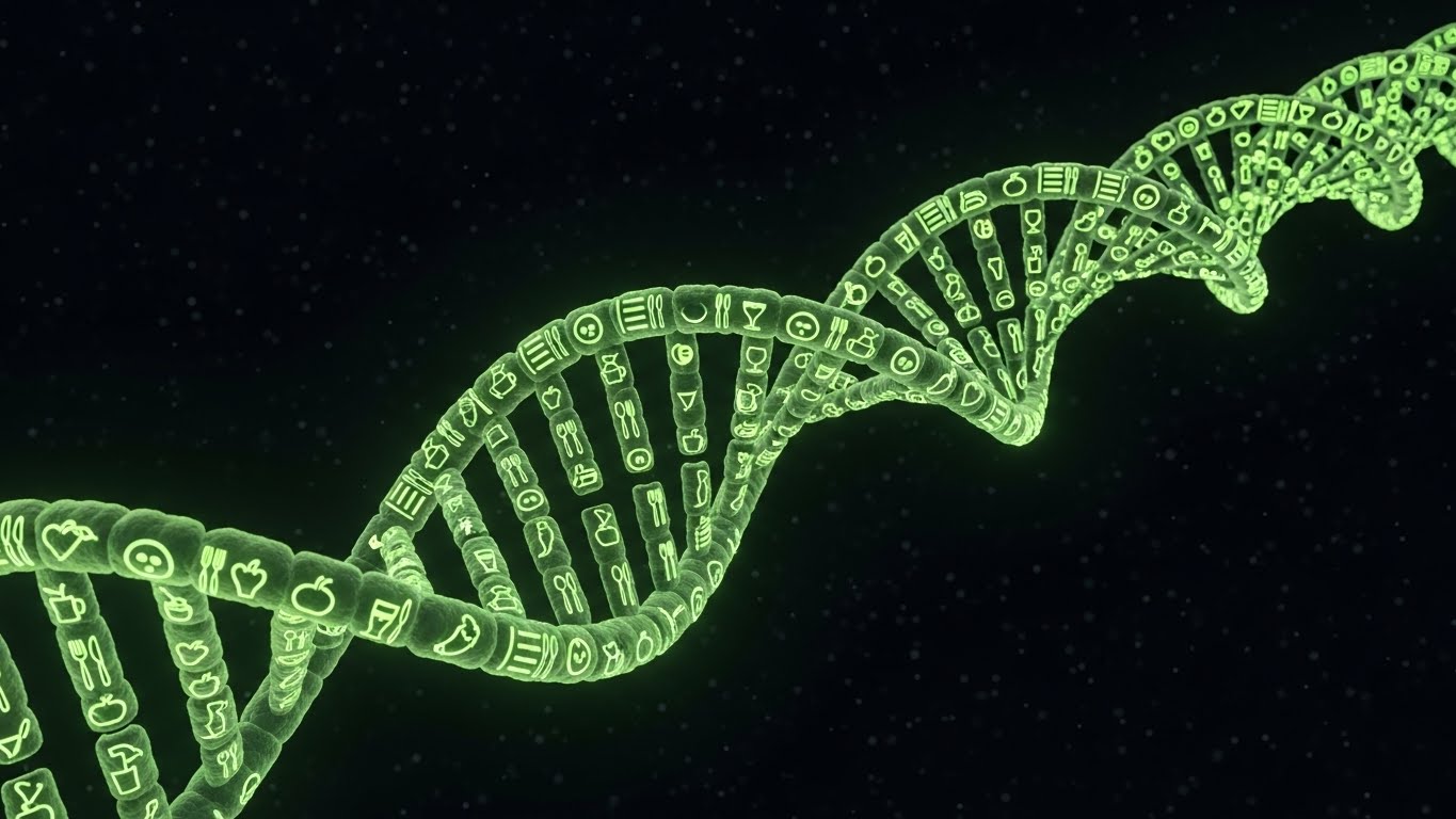 (Futuristic Neon): The Culinary DNA + Visualizing Hyper-Personalization