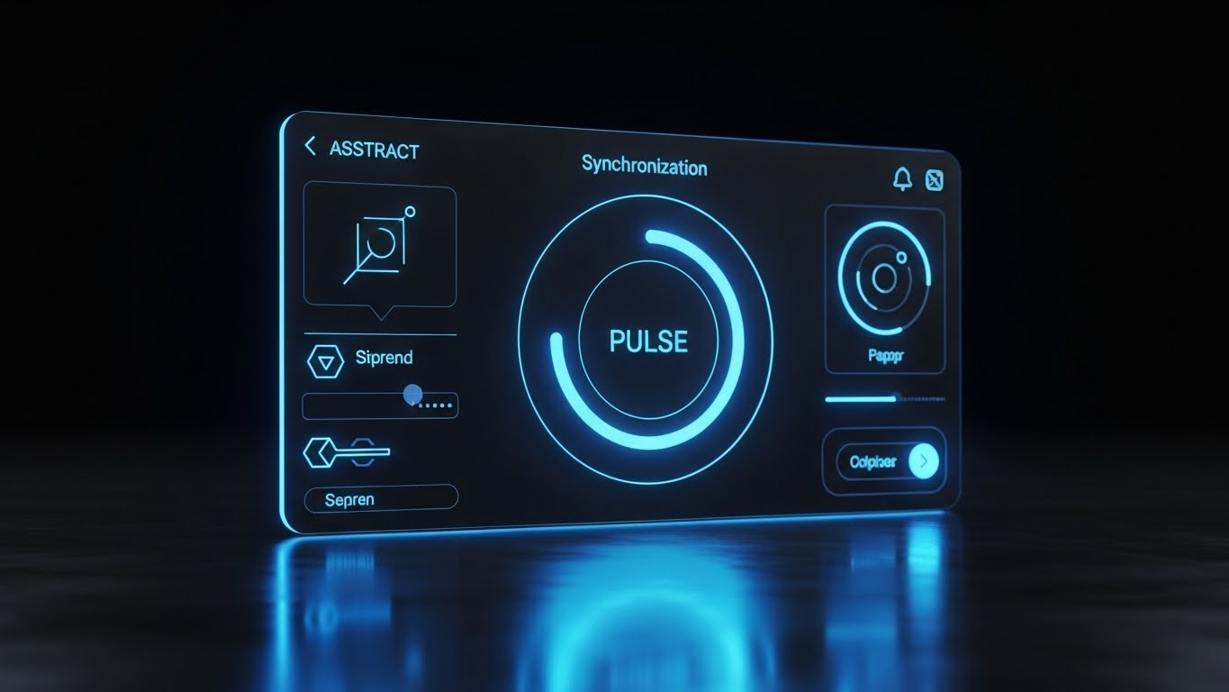 (Dark Mode UI Showcase): Technical Precision + Deep System Monitoring