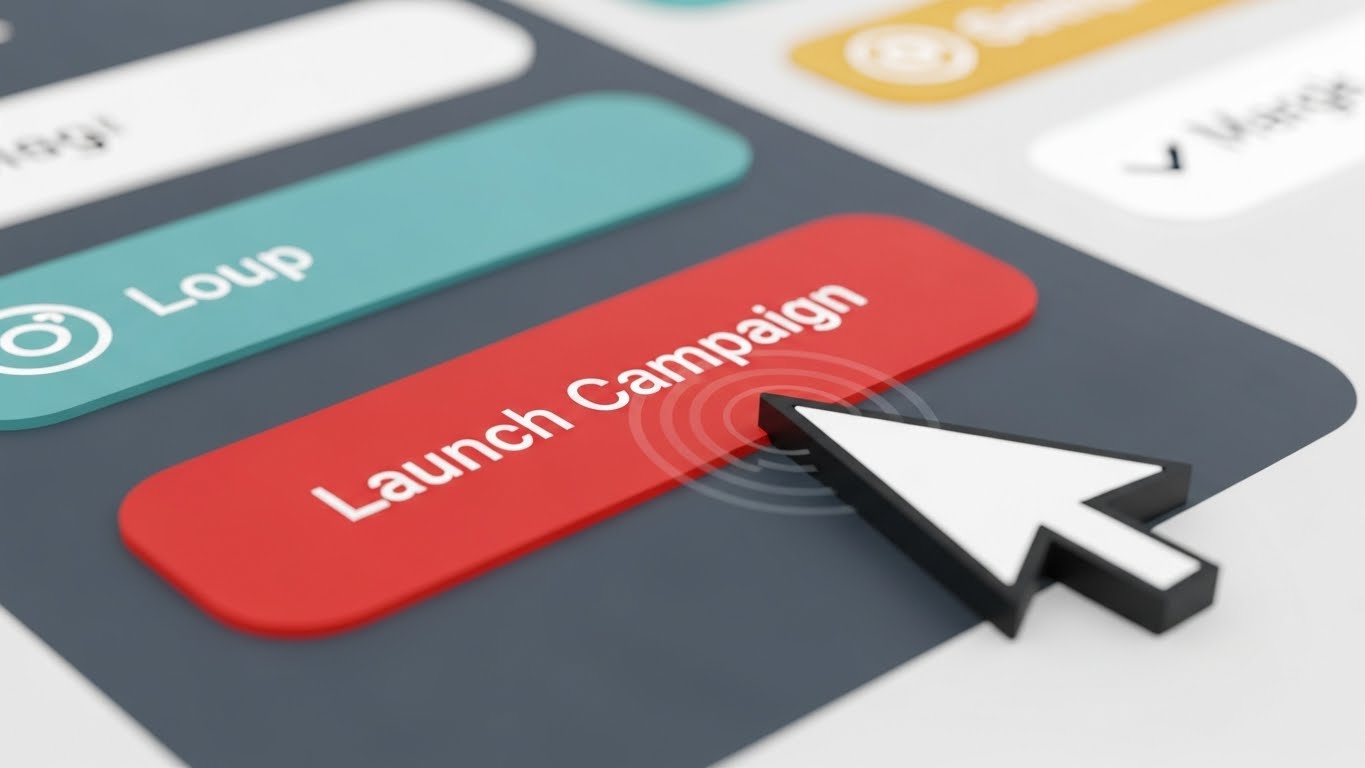 (Macro UI Micro-Interactions): Tactile Execution + The Power of "Launch"