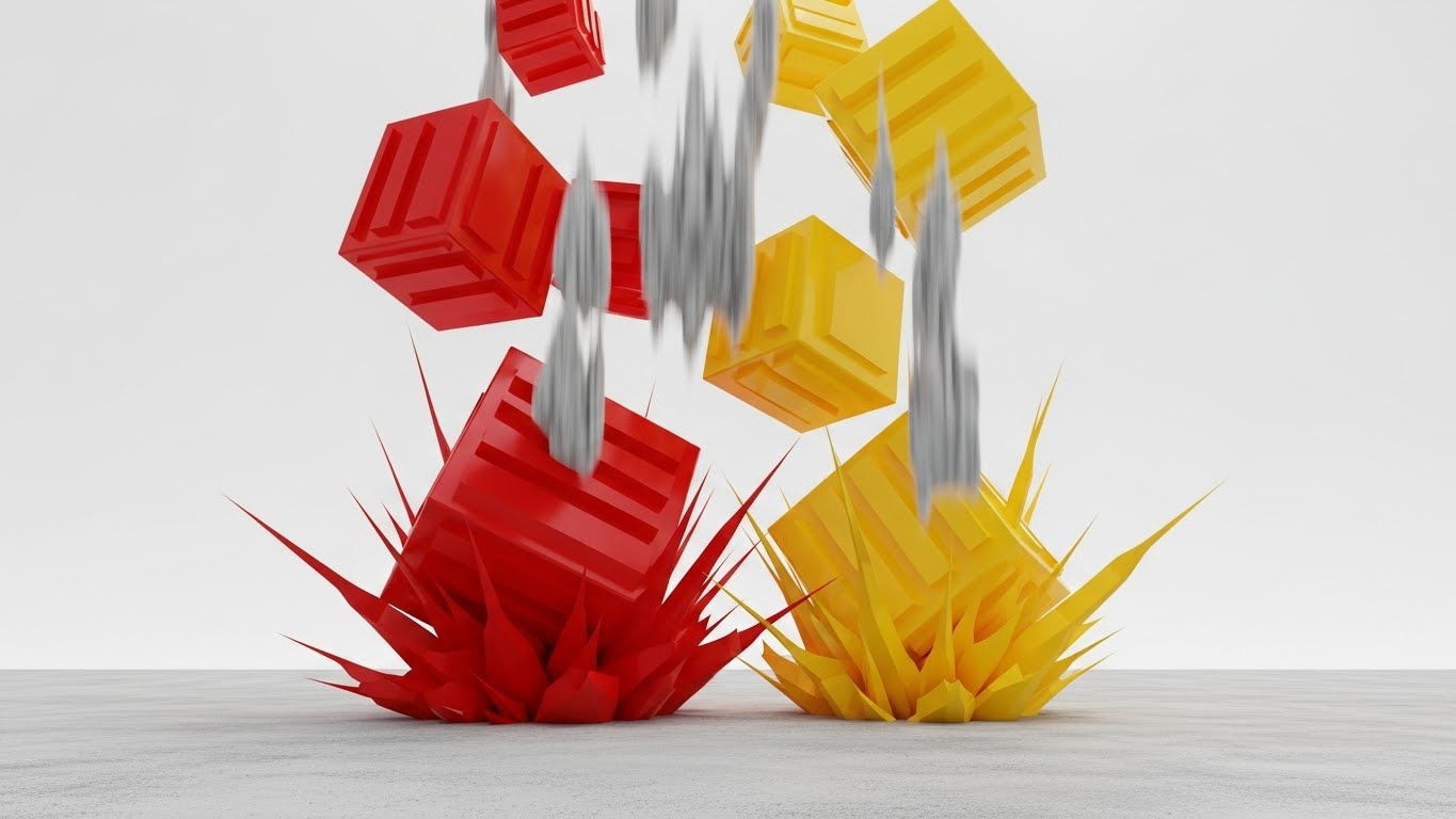 (Bold Kinetic): Heavy Weight + Urgent Attention Capture