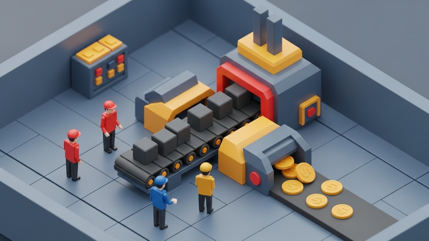 (Isometric 3D Workflow): Miniature Production — Gamifying the Backend Process