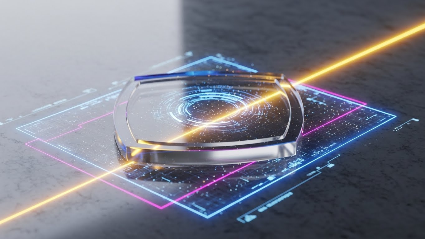 (Photorealistic 3D Renders): Precision Shield — Safeguarding Revenue Integrity