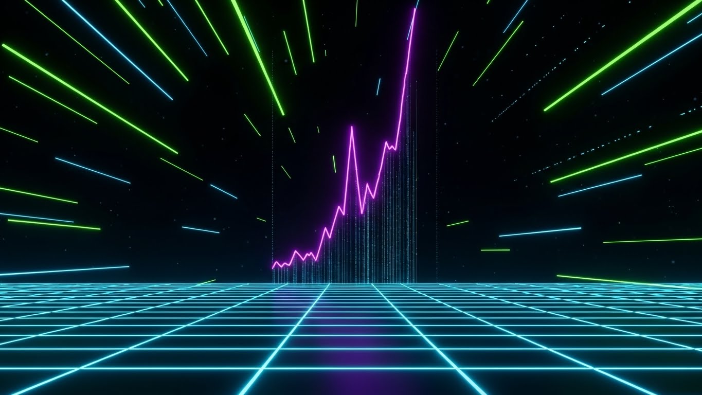 (Futuristic Neon/Dark Mode): Synthwave Analytics — Selling the Enterprise Vision