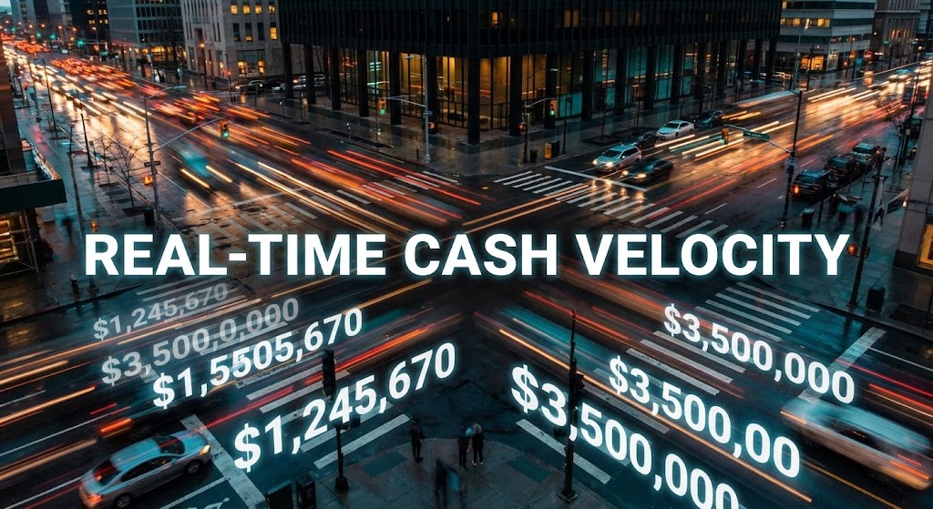 (Hyper-lapse Stock Footage with Data): Urban Velocity — Tracking Real-Time Liquidity