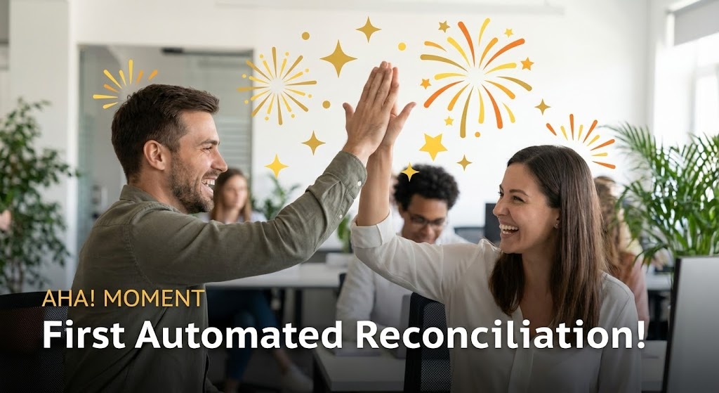 (2D Graphics Over Live Action): Celebratory Overlay — Visualizing the "Aha!" Moment