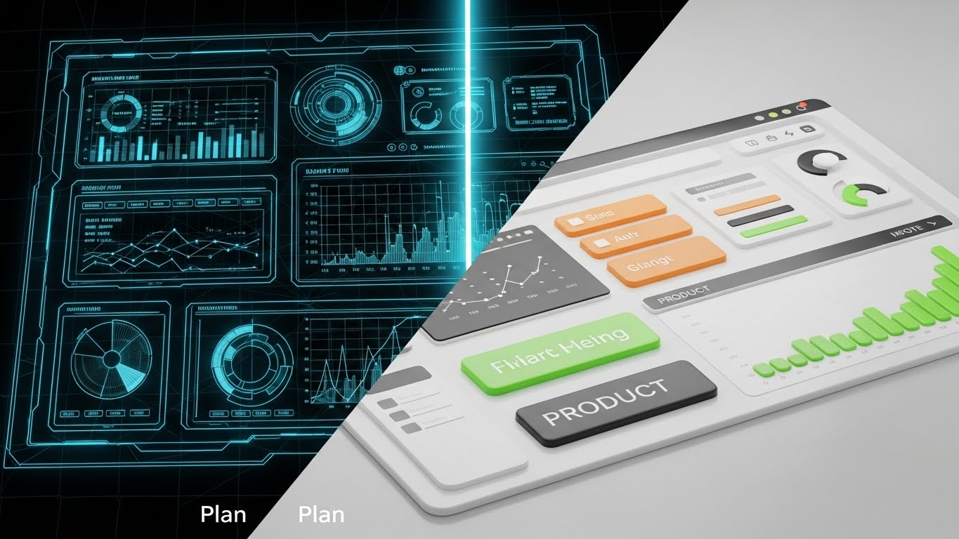 (Rapid UI Feature Montage): Floating UI Stack — Showcasing Comprehensive Capability