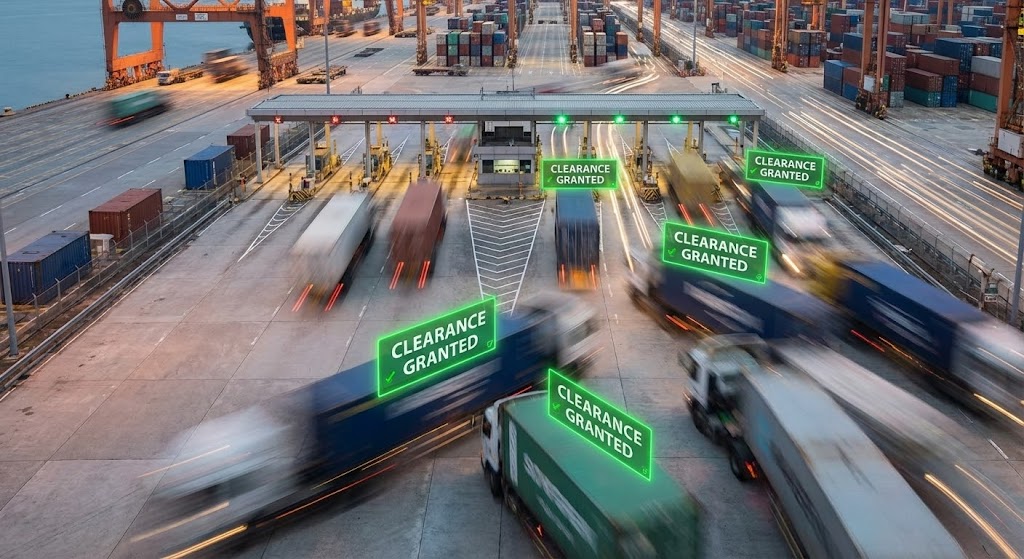 (Hyper-lapse Stock): Motion Blur Logistics + Visualizing High-Volume Throughput