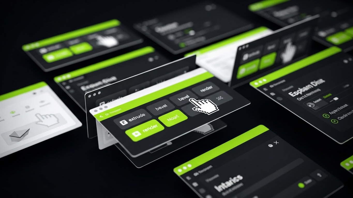 (Rapid UI Feature Montage): Lime Interface - Demonstrating Frictionless Speed