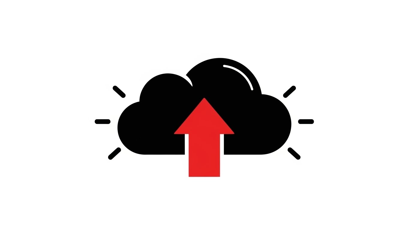 (Minimalist Flat 2D Vector): The Scalable Arrow - Visualizing Scalable Growth