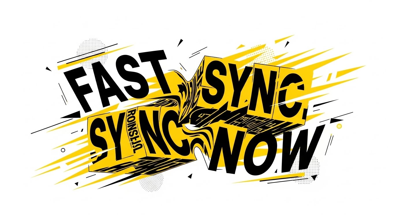 (Bold Kinetic Typography): Vector Velocity - Visualizing Instant Synchronization