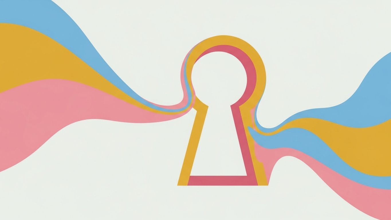 (Abstract 2D Motion Graphics): Fluid Integration - Symbolizing Frictionless Entry