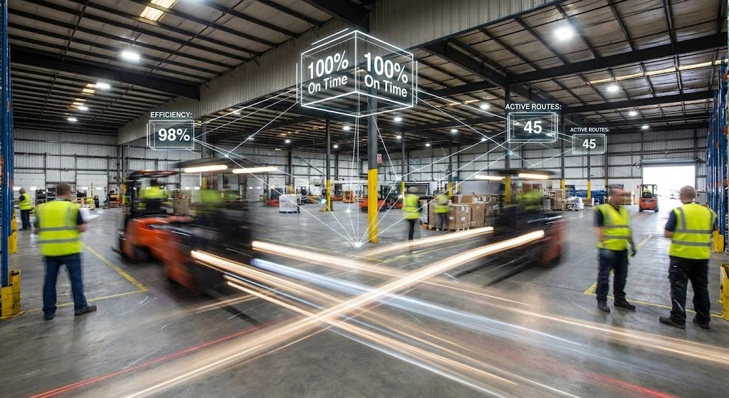 (Hyper-Lapse Overlay): Velocity Control - Mastering The Pace of Logistics