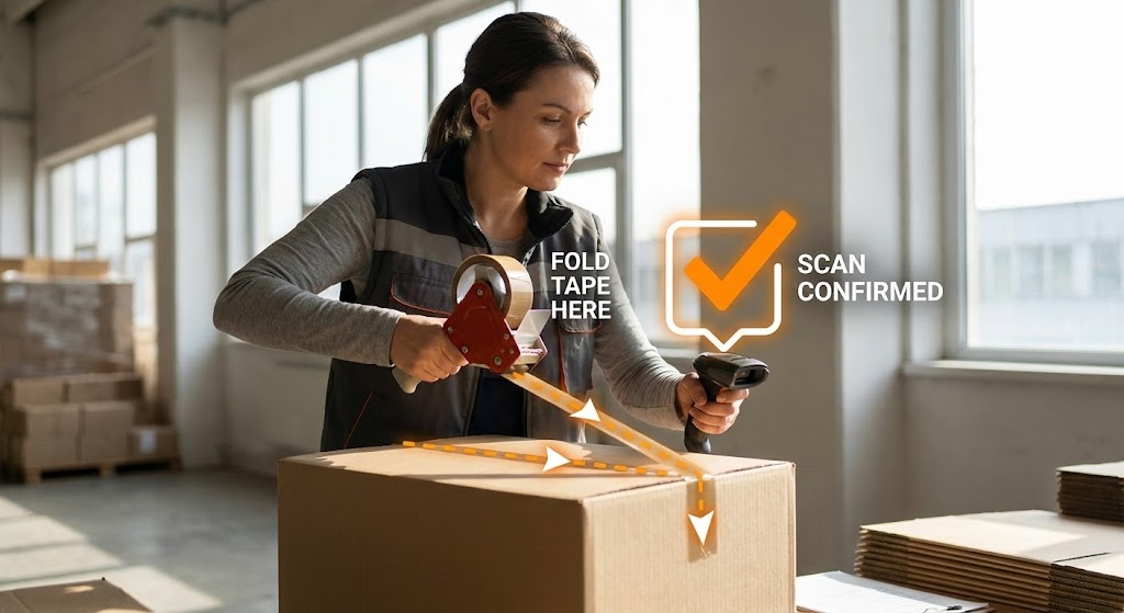 (2D Graphics Over Live Action): AR Overlay Visualizes Smart Support