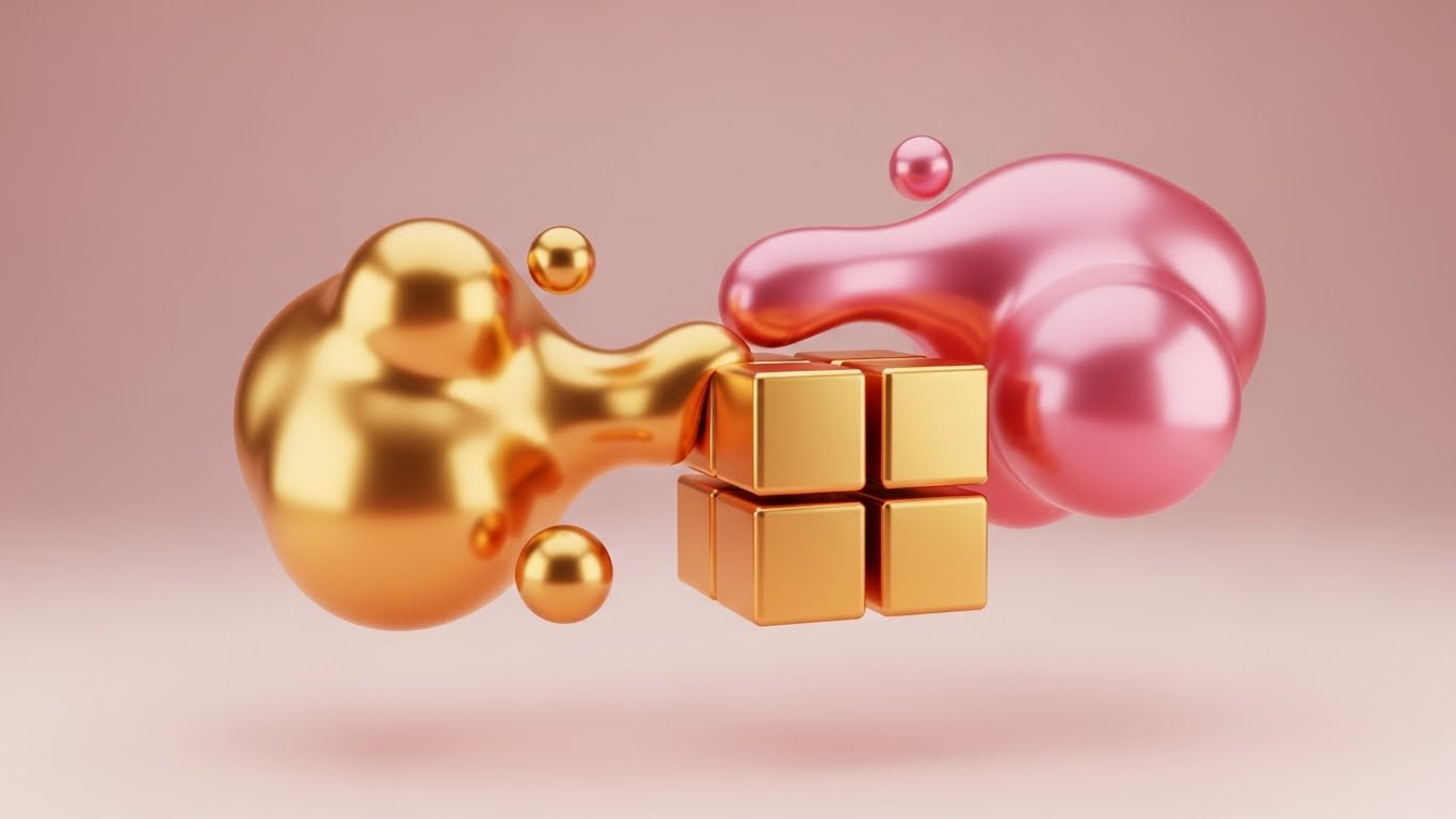 (Abstract 2D Organic): Liquid Morphing Visualizing Agile Adaptability