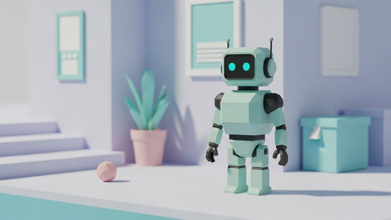 (Low-Poly 3D): Automated Assistance Scaling Support