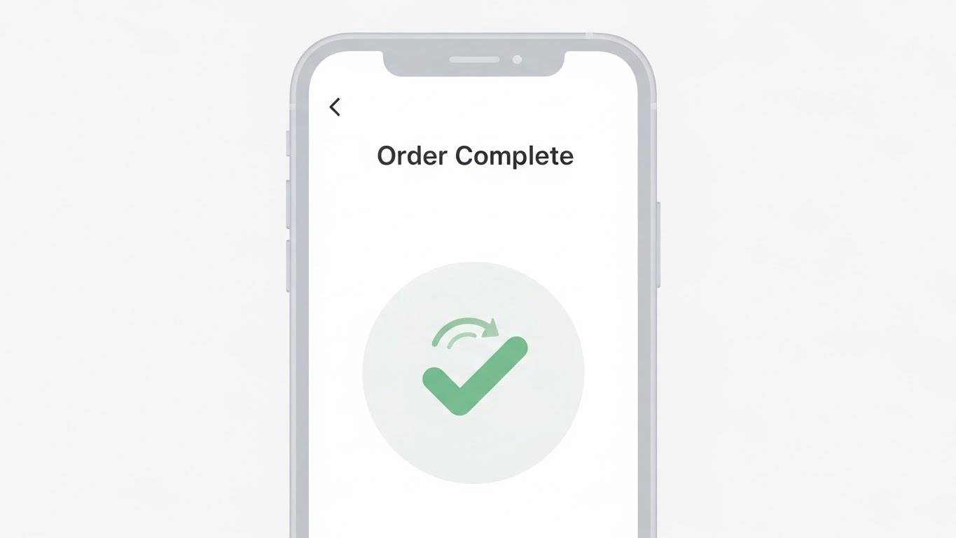 (Clean UI): Frictionless Completion + Instant Gratification