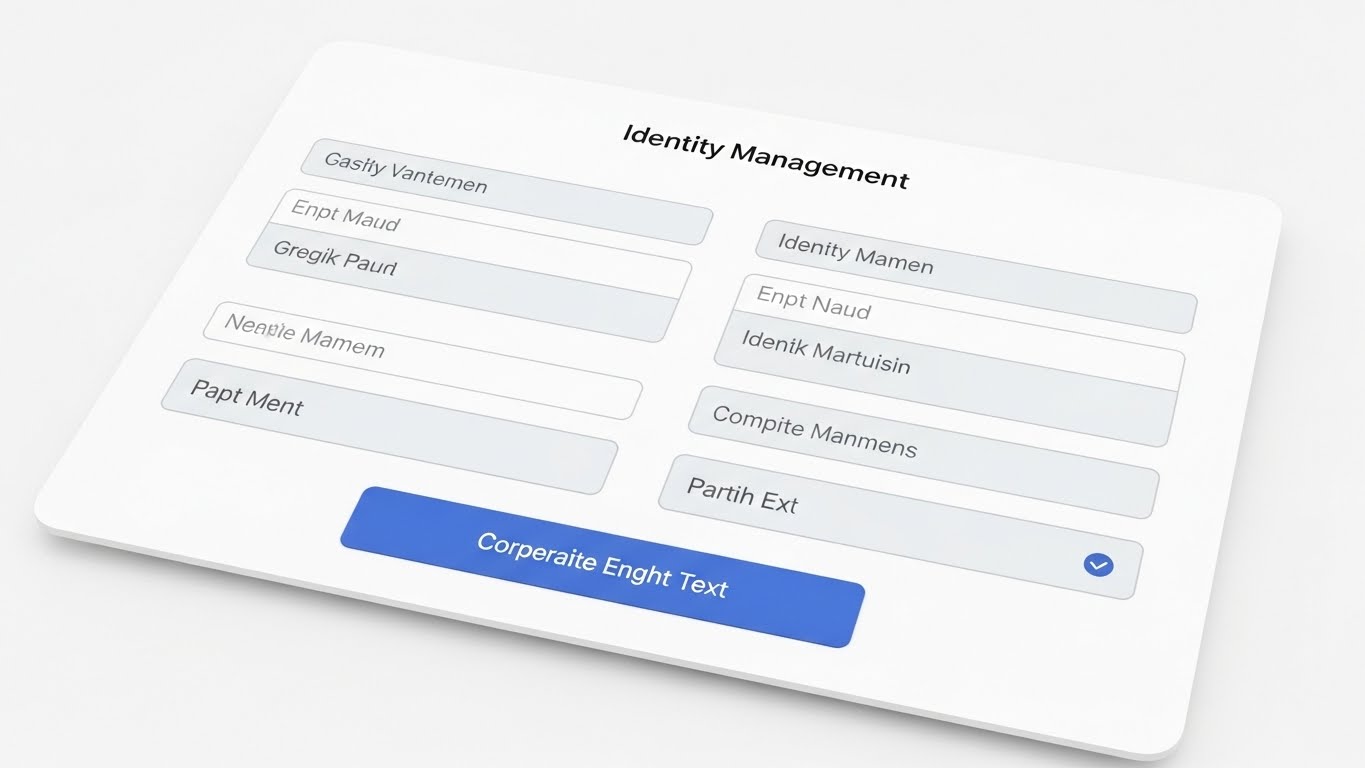 (Clean UI Workflow): Precision Identity Management
