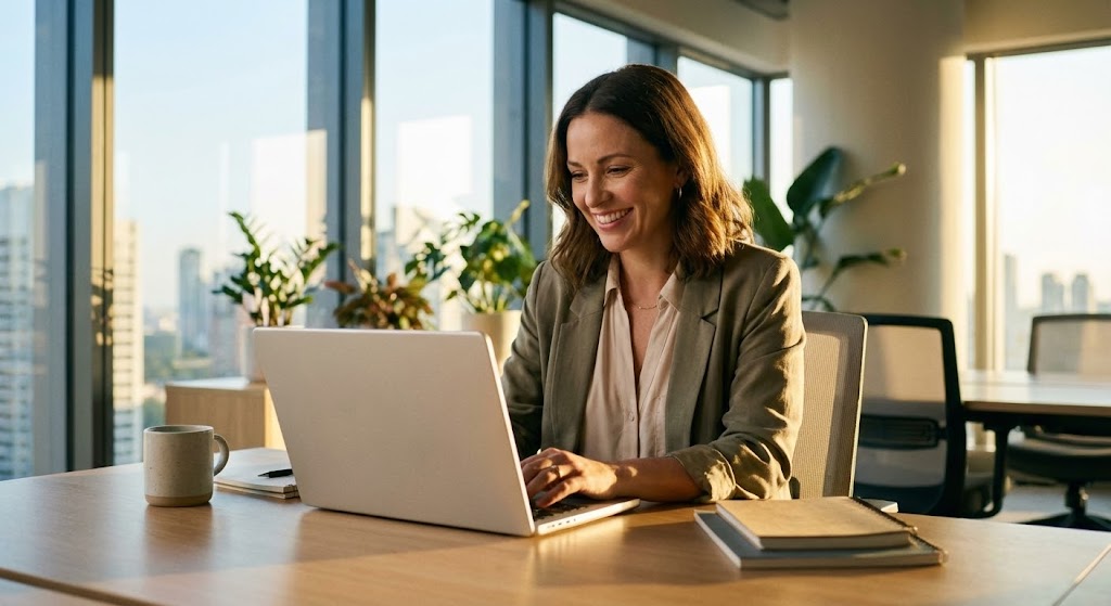 (Aspirational Stock): The Stress-Free Admin Experience