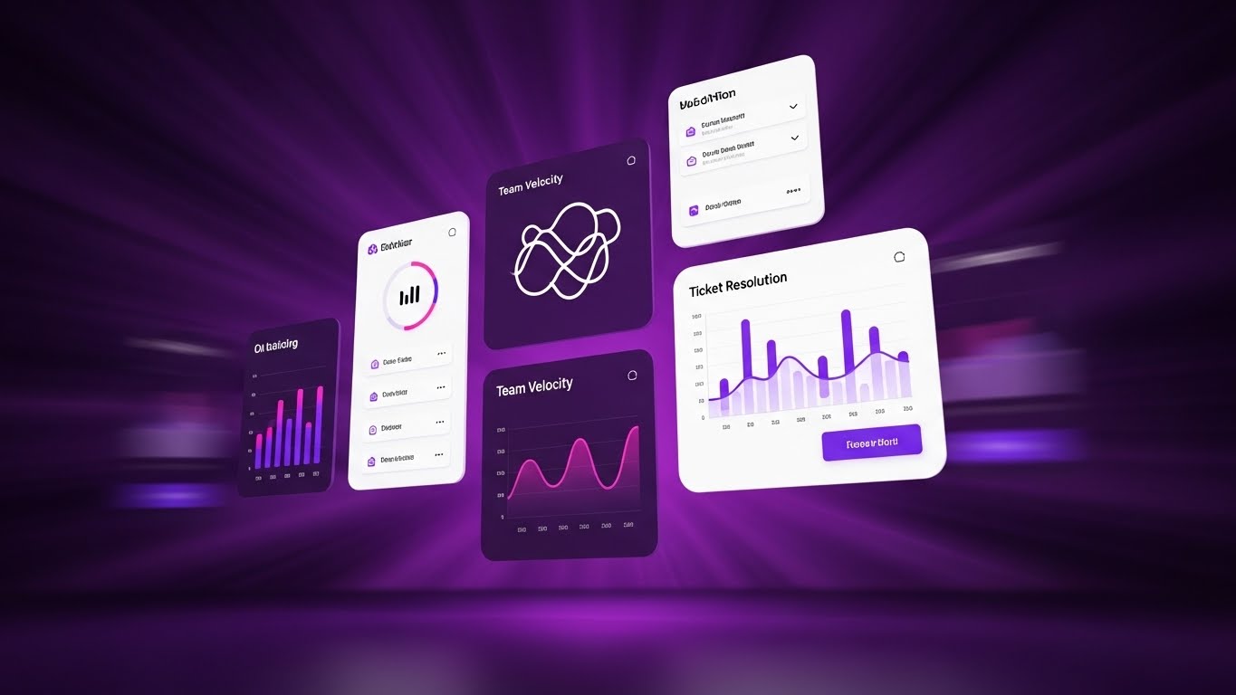 (Rapid UI Feature Montage): Flying Widgets - High-Speed Resolution