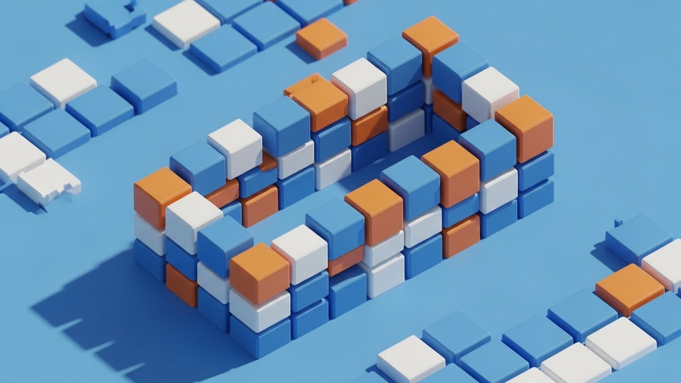 (Low-Poly 3D Modeling): Digital Fortress - Structural Integrity