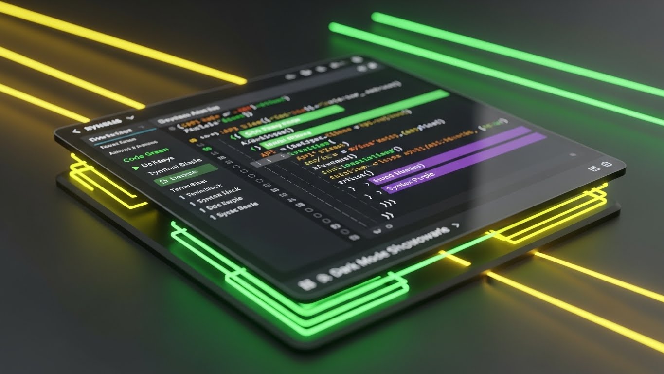 (Dark Mode UI Showcase): Developer Mode: Code Integration