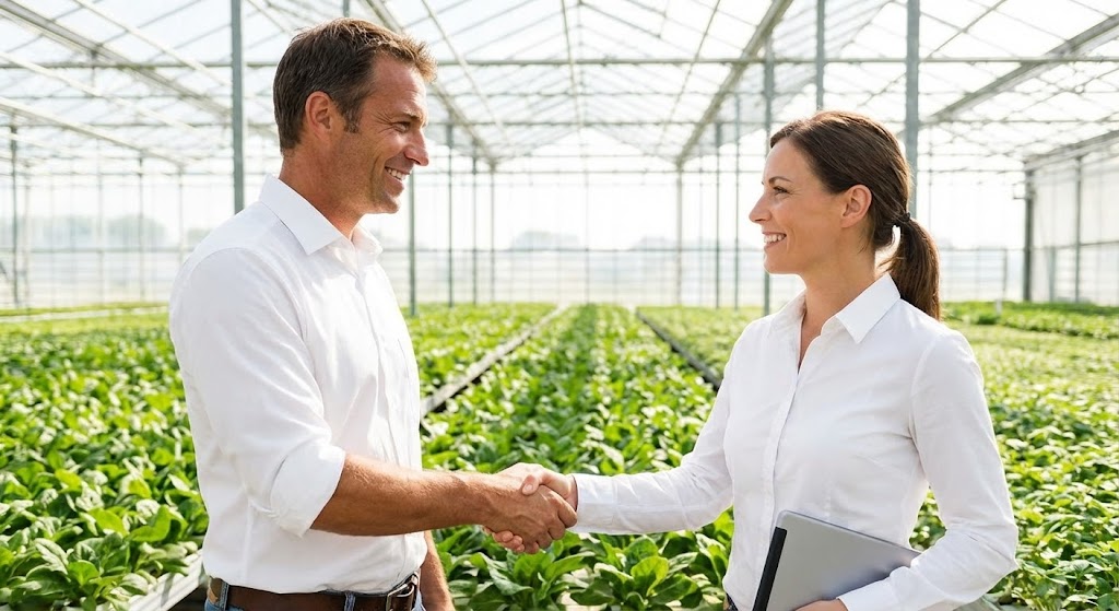 (Aspirational Stock Montage): Human Partnership: Shared Success