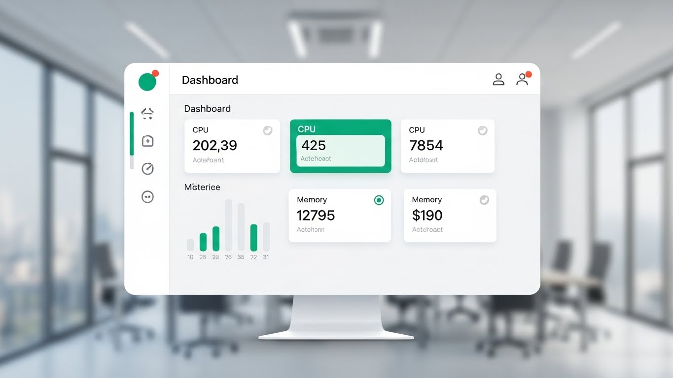 (Clean Light UI): Modern Dashboard Metrics + Effortless Daily Monitoring