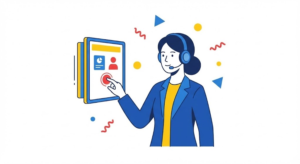 (2D Character-Driven Story): Interactive Guidance – Empowering Self-Serve Success