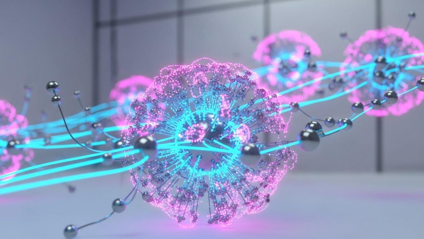 (3D AI Visualization): Neural Network + Intelligent Processing