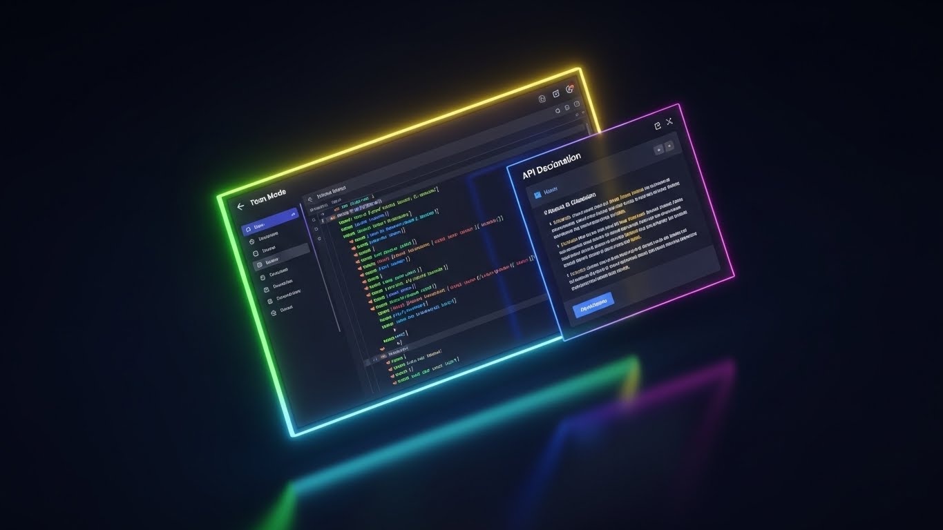 (Dark Mode UI): Developer Focus + API Precision